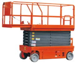 Self-propelled scissor lift